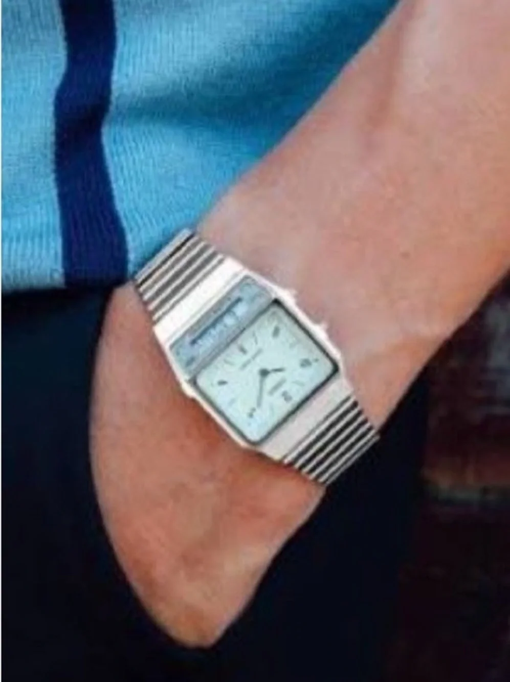 Casio Silver Watch with Mint Green Dial AQ800E